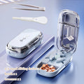 Tablet Divider Tablet Cutter with Storage Compartment for Small and Large Tablets Multiple Pill Cutters for Travel & Pets Daily