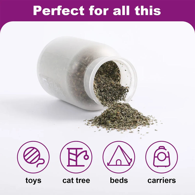 Organic Catnip Safe Premium Blend Perfect for Cats, Instilled with Maximized Potency your Kitty is Guaranteed to Go Crazy 100ML