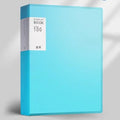 1PC A4 Plastic Budget Binder File Folders Documents Booklet Leaflet 30/60/100 Pages Office Student Supplies Desk Organizer