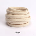 Classic Flat Shoelaces Quality Cotton Shoe Laces Durable Solid Shoelaces for Sneakers Canvas Shoes 100/120/140/160CM 1Pair/2Pair