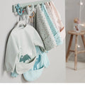 Cute Baby Bibs Waterproof Oil Proof Apron New Double Buckle Washcloth Feeding Bib Soft Burp Cloth For Boy Girl Bandana Bibs