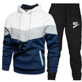 Men Autumn Winter Sets Zipper Hoodie Pants Pieces Casual | SAMAG