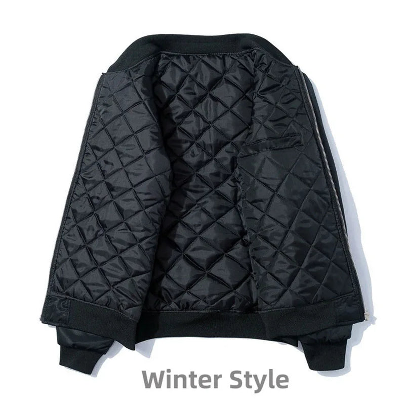 Men Women Bomber Jacket Dragon Tiger Embroidered Sukajan Padded Baseball Coat Japan Male Windrunner 2024 MA1 Spring Winter Z1A1