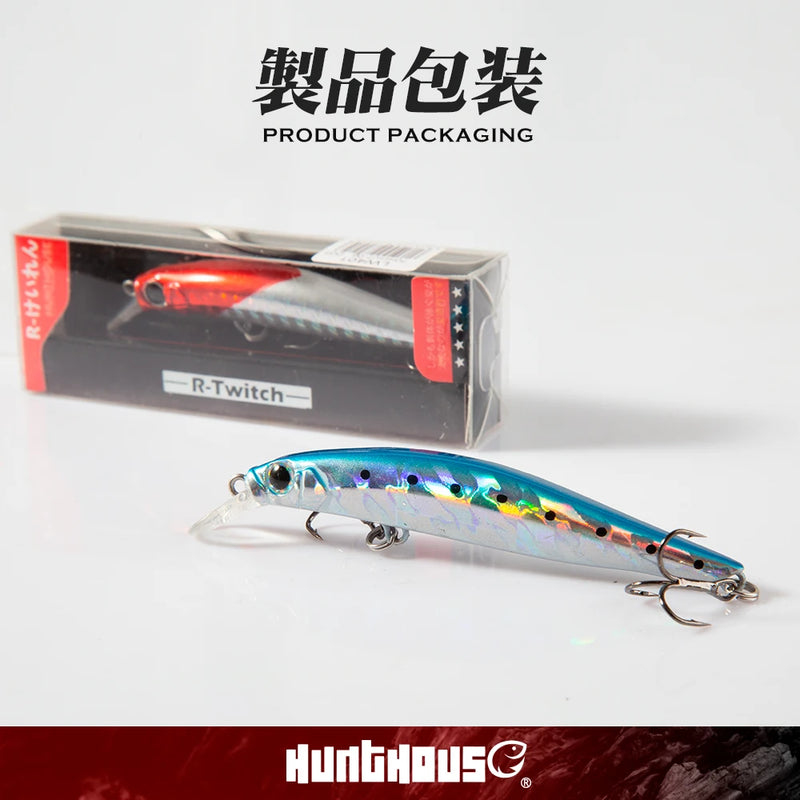 Hunthouse Artist Minnow Twitch Fishing Lure Jerkbait | SAMAG