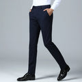 Premium Anti-wrinkle Non-ironing New Brand Casual Fashion Stretch Men Dress Pants Comfortable Business Office Long Suit Trousers