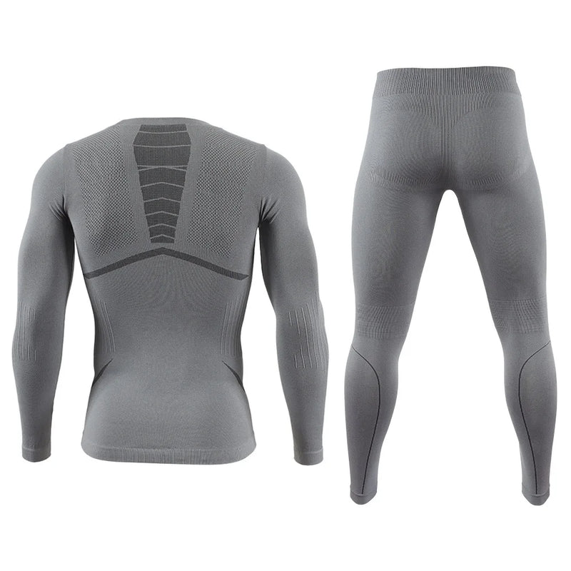 Winter Top Quality Thermo Cycling Clothing Men'S Thermal Underwear Sets Compression Training Male Clothin