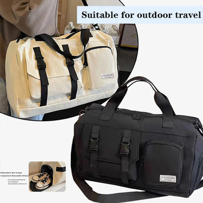 The neutral color backpack for men and women is suitable | SAMAG