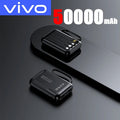 VIVO Mini 500000mAh Power Bank Super Fast Charging 4 in 1 Built in Cables LED Digital Display Power Bank for iPhone Samsung