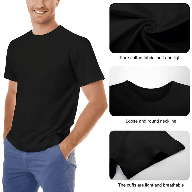 2026 Hot Selling Light Luxury T-shirt Summer Men's and Women's Cotton Clothing Fashion Beach Breathable Short Sleeved T-shirt