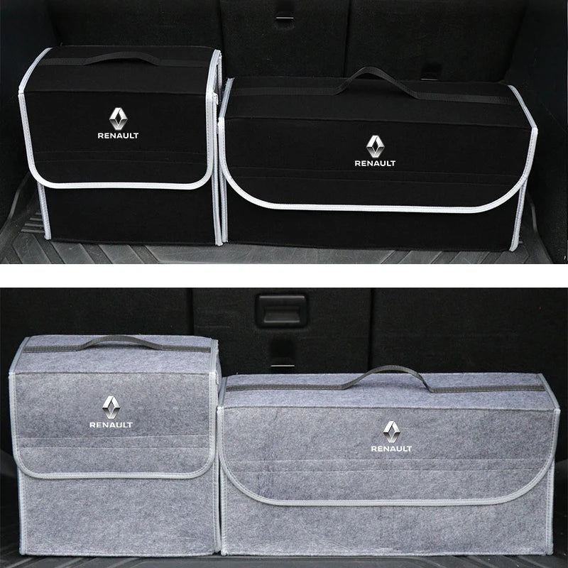 Car Trunk Storage Bag Organizer Sundries Stowing Tidying Box For Renault Megane 2 3 4 Twingo Clio Talisman Captur Trafic Kwid