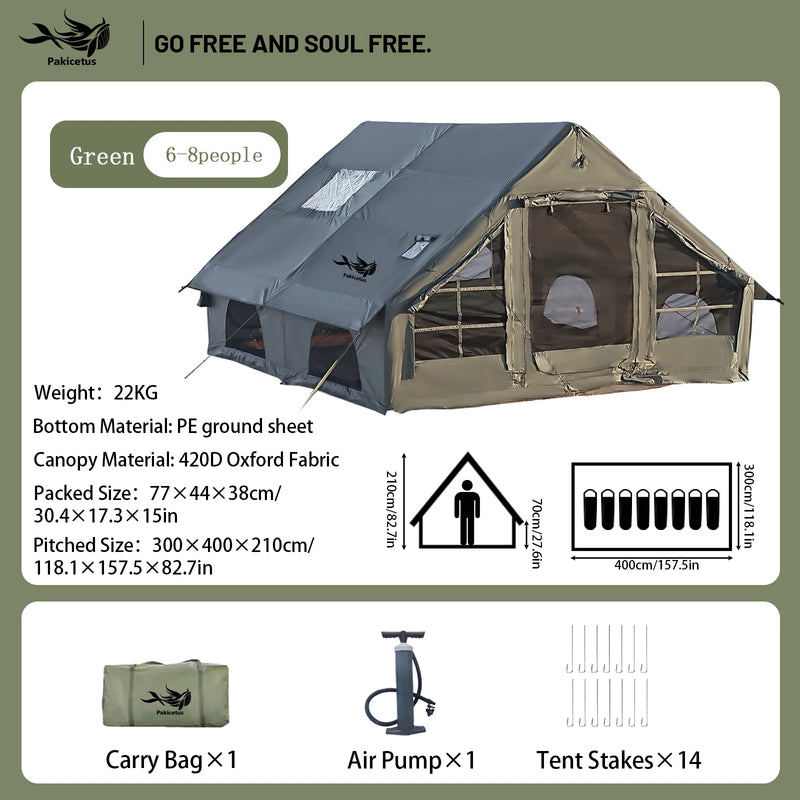 PAKICETUS Upgraded Inflatable Tent, Hunting Visualization | SAMAG