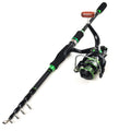 Telescopic Fishing Rod Reel Combo Full Kit 1.8m 2.1m 2.4m 2.7m Portable With Simulation Lures Tackle Accessories Carry Bag For