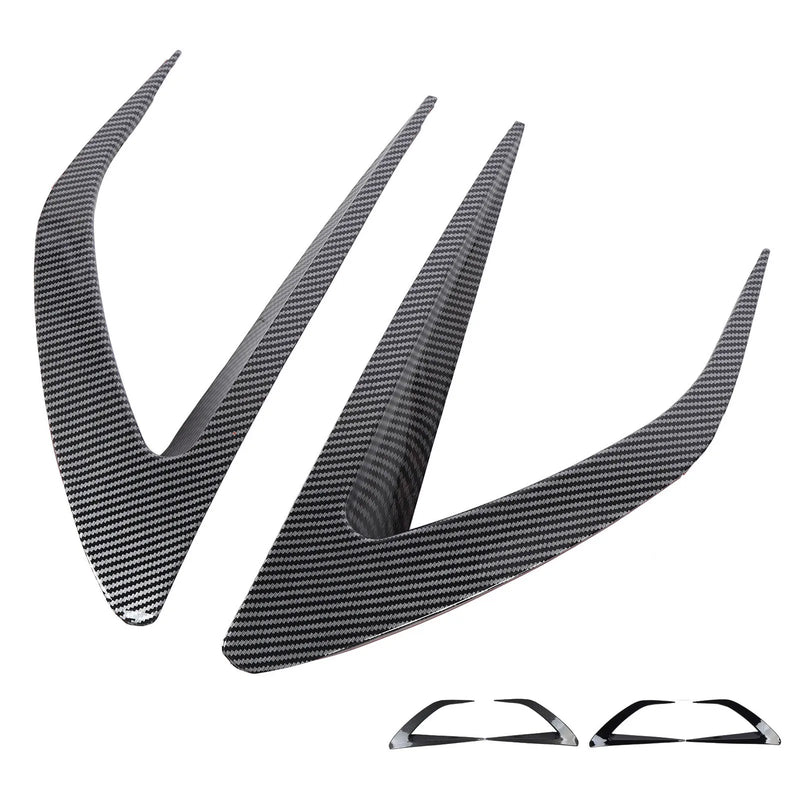 Auto Front Air Vent Splitter Improved Airflow Front Bumpe Air Vent Splitter Trim Stylish Look for MX-5 Miata ND 2016 and Later