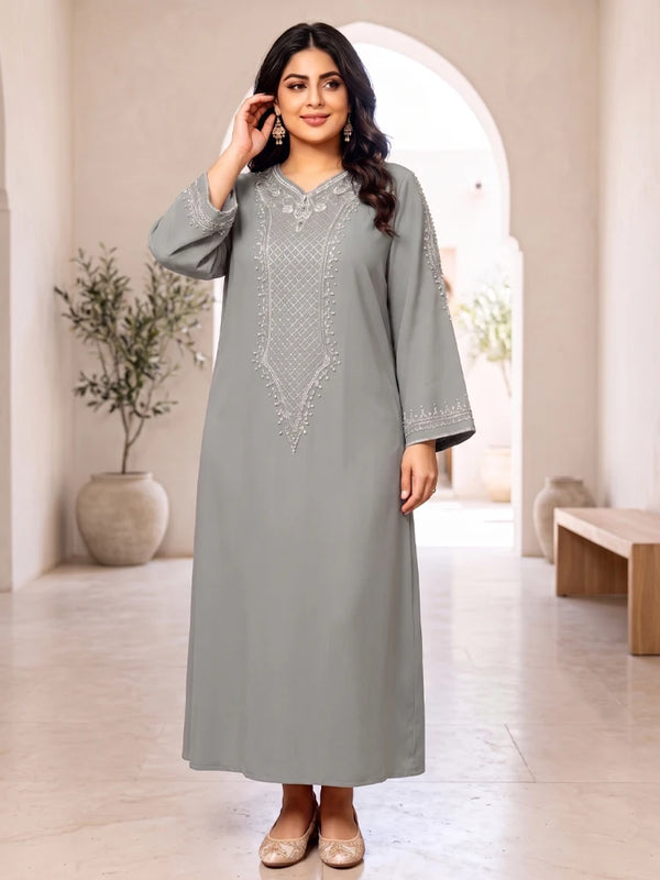 Aiyu Nuex Women's Traditional Dresses and Abayas Beaded | SAMAG