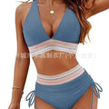 Women's Sleeveless High Waist Halter Neck Bikini | SAMAG