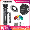 INKEE GC-150 GC-60 Photography Fill Light AMBITFUL Q7-65cm Bowens Mount Softbox With INKEE 135mm To GC Mount kit