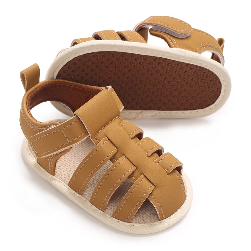 Spring and Autumn Yellow Countryside Style Princess Shoes 0-12 Months Baby Soft soled Anti slip Sneakers