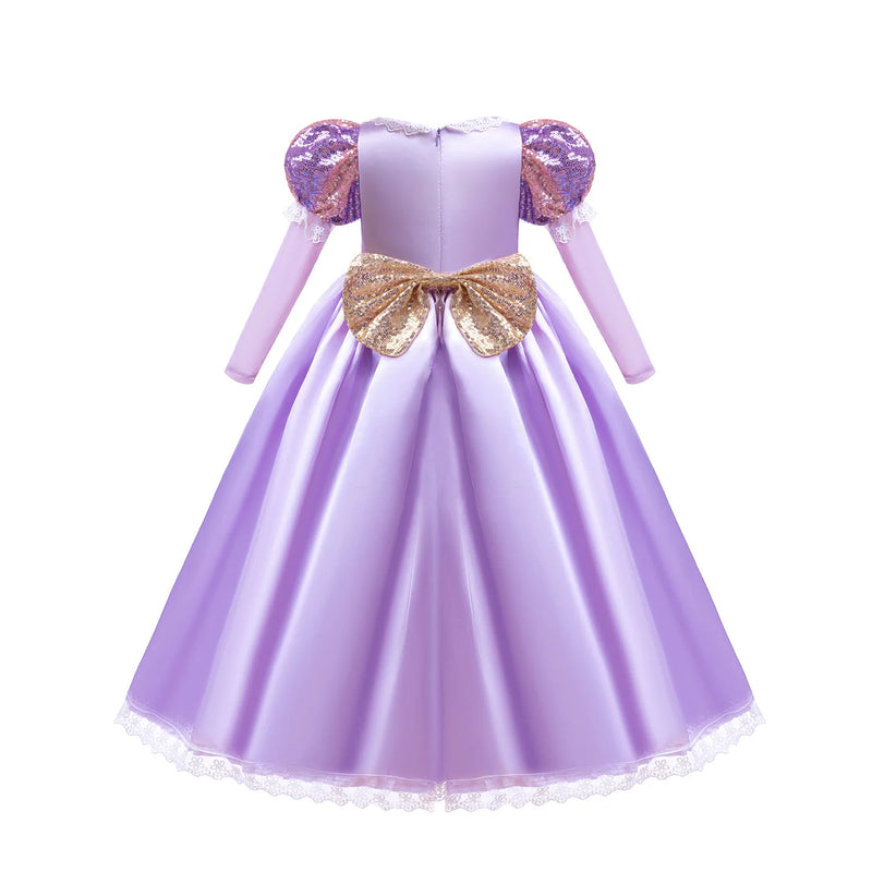 Rapunzel Dress for Princess  Tangled Cosplay Costume Halloween Cosplay Christmas Carnival Birthday Party Fancy