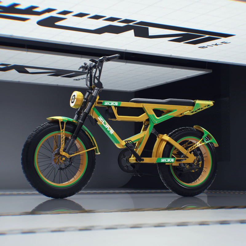 48V 1000W Fat Tire Electric Bicycle Aluminum Alloy Full Suspension Off-Road E-Bike for Adults 20 Inch Lithium Battery