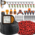 5-50M 1/4" Garden Smart Timer Irrigation Set IPX5 Waterproof LCD Automatic Watering Controller Can Be Used Water Lawn Plants kit