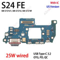 USB Mic Board Dock Charger Connector Charging Port Flex Cable For Samsung Galaxy S25 S24 S23 S21 S20 FE G781W G990W S721W S711W