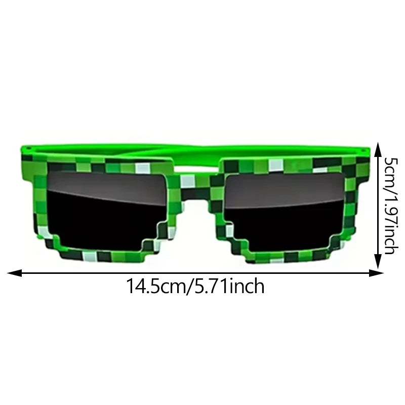 1- Pixel Sunglasses Retro Glasses Adult Boys and Girls | SAMAG