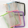A5 Binder Cute Transparent Binder Notebook Filing Cabinet A5 Ring Pockets Leaf Filing Cabinet A5 Macaron Binder HYJ02