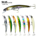 110MM 14G Minnow Fishing Lures 3D Crystal Floating | SAMAG