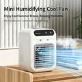 Popular Portable Dorm Cooling Fan with Fine Mist Humidification Desktop Mobile Mini Air Conditioner Energy Saving for Bedroom Of