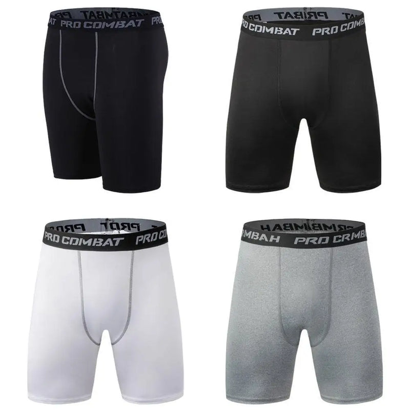 Mens Compression Pants Tights Cool Dry Leggings Sports Baselayer Running Tights Basketball Quick-drying Fitness Training Shorts