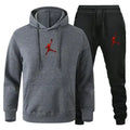 Pull à capuche et pantalon de jogging pour hommes et femmes ensemble deux pièces costume sportif hip hop - View 5 | SAMAG