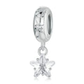 WOSTU 925 Sterling Silver Animal Cat Charm Pendant Heart Family Ladybug Bee Beads Fit Original Bracelet DIY Jewelry For Women
