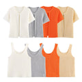 Women's Clothing 2025 New Style European And American Fashion Simple Pearl Decoration Knitted Top Knitted Vest