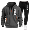 Autumn and winter hot selling men's hooded sweatshirt+casual pants two-piece outdoor multi pocket pullover and sports pants set