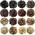 Jeedou Messy Bun Chignon Donut Hair Pad Elastic Hair Rope Rubber Band Synthetic Hairpiece Hair Accessories for Women