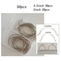 50pcs Tpins Long 32mm Silver T Shape Needles Pin For Wigs Hair Weaving Tools Salon Styling Tools Mannequin Head Wig Stand