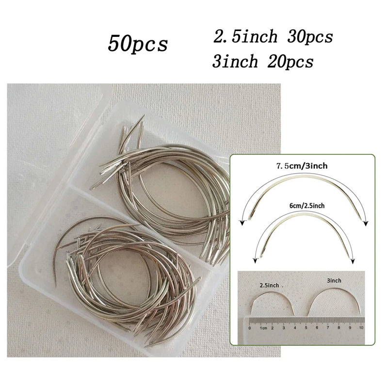 50pcs Tpins Long 32mm Silver T Shape Needles Pin For Wigs Hair Weaving Tools Salon Styling Tools Mannequin Head Wig Stand