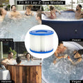 6pcs for Lay Z Lazy Hot Tub Spa Pool Miami Vegas Monaco Cartridge Filters VI Outdoor Garden Spas Pool Filters Cleaning Tool