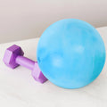 2Pcs Yoga Ball Small Pilates Inflatable Fitness Workout Exercise Balls for Pool Beach Outdoors Small Pilates Ball
