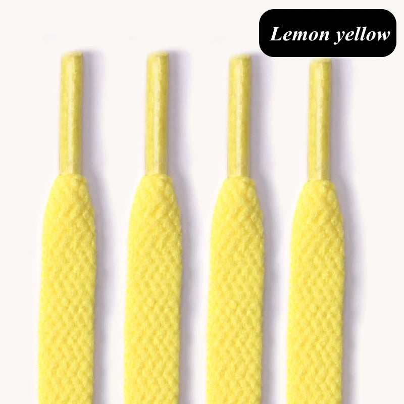 Classic Casual Thicken Shoelaces Athletic String 8MM Flat Shoe Laces Sport Leisure Women Sneaker Shoelaces AJ/AF1 Accessories