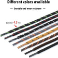 2 Pairs 4.5mm Diameter Round German Training Hiking Shoe Laces for Men and Women Heavy Duty Work Boots Shoelaces