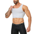 2Pcs Men Sleeveless Compression Vest Gynecomastia Chest Binder Breathable Summer Shaper For Trans FTM Sport Undershirt