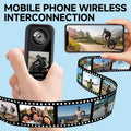 Action Cameras 4k 130° Video Wide Angle WiFi Pocket Action Camera Front 2K And Rear 2K Night Vision Bicycle Helmet Motorcycles