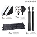 New 30w 40w Photography 50x70CM Softbox Lighting Kits System Soft box Continuous Light Use For Photo Studio Portrait Shooting