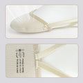 Women Professional Artistic Gymnastics Shoes Adult Half Foot Shoes Girls Suede Semi-Palm Shoes Abrasion Ballet Dance Toe Flats