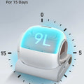 65L Large Space Silent Smart WiFi Cat Litter Box with 9L Trash Automatic Cleaning Fully Enclosed Electric Pet Toilet
