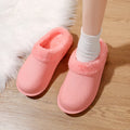 Women's Winter Plush Cotton Slippers Waterproof Oil-resistant Couple Set Indoor Home Non-slip Warm Comfortable Casual Simple Des