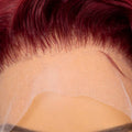 13x4 Lace Front Jerry Curly Human Hair Wigs for Women, 99J Burgundy Dark Red Glueless Wig with Pre-Plucked Natural Hairline, Fits All Skin Tones, Ideal for Daily Wear, Parties & Special Events