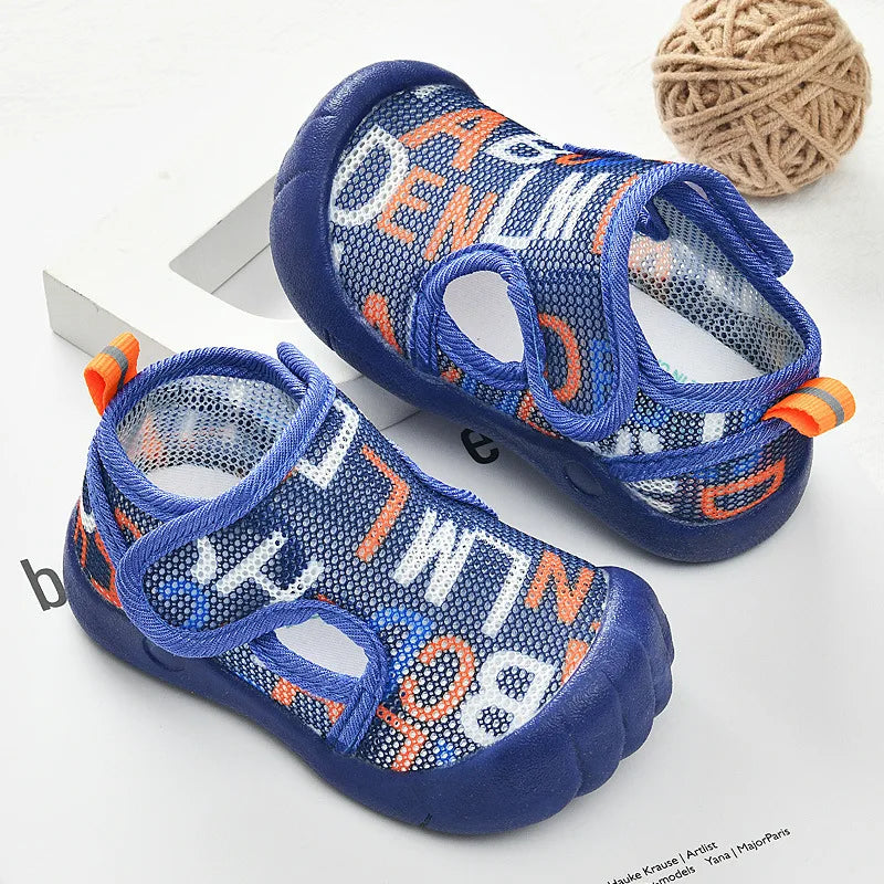 Brand Baby Sandals Summer New 0-3y Baby Walking Shoe Light Gril Sandals Anti Slip Soft Sole Boy Shoe Popular Wholesale Kid Shoes