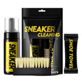 150ML White Suede Boots Dry Cleaning Kit - Water-Free Foam Sneaker Cleaner with Brush And Cloth for Shoe Care